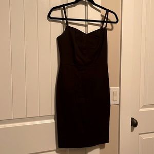 Banana Republic Black Sweetheart Spaghetti Adjustable Strap Dress